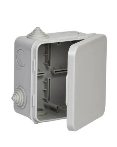 Коробка КМ 100х100х50 GENERICA (UKO31-100-100-050-K03-54G). Коробка распаячная для открытой проводки. GENERICA в Санкт-Петербурге