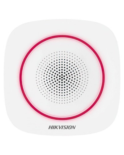 DS-PS1-II-WE(RU) Red Indicator. Оповещатель свето-звуковой радиоканальный. AX PRO Hikvision в Санкт-Петербурге
