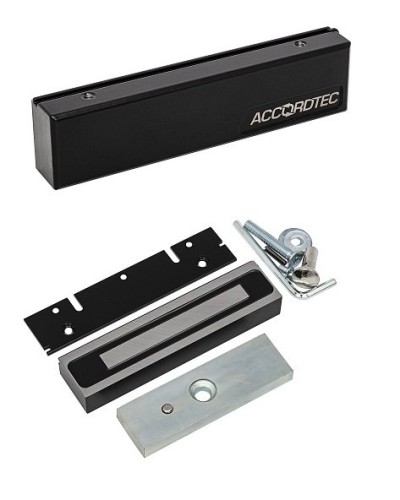 ML-200K-3 Premium Black с планкой. Замок электромагнитный. AccordTec в Санкт-Петербурге
