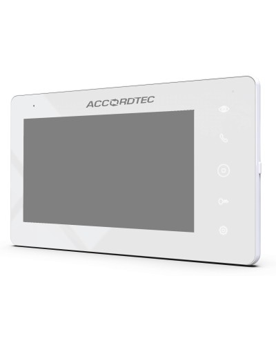 AT-VD710W WH. Монитор домофона цветной с функцией «свободные руки». AccordTec в Санкт-Петербурге