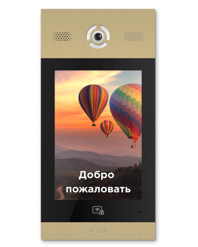 AA-14FB GOLD. Вызывная панель подъездного IP-домофона. BAS-IP в Санкт-Петербурге
