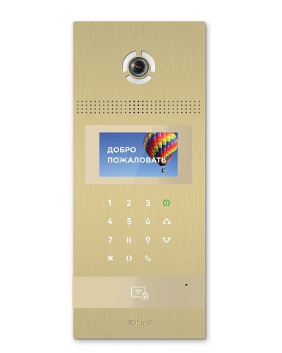 AA-12FB GOLD. Вызывная панель подъездного IP-домофона. BAS-IP в Санкт-Петербурге
