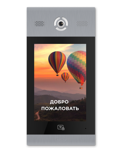 AA-14FB SILVER. Вызывная панель подъездного IP-домофона. BAS-IP в Санкт-Петербурге