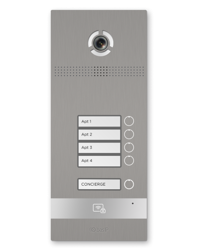 BI-04FB SILVER. Вызывная панель IP-домофона. BAS-IP в Санкт-Петербурге