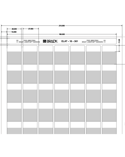 ELAT-18-361-2.5 (уп. 2500 шт.): Этикетка в Санкт-Петербурге