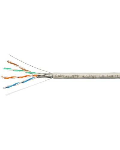 STP-4P-Cat.6a-SOLID-IN-PVC (7196c). Кабель «витая пара» (LAN) для структурированных систем связи. CABEUS в Санкт-Петербурге