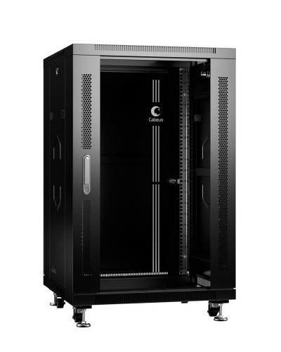 SH-05C-18U60/100-BK (8539c). Шкаф телекоммуникационный 19 напольный 18U. CABEUS в Санкт-Петербурге