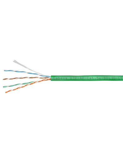 UTP-4P-Cat.5e-SOLID-LSZH-GN (9779c). Кабель «витая пара» (LAN) для структурированных систем связи. CABEUS в Санкт-Петербурге