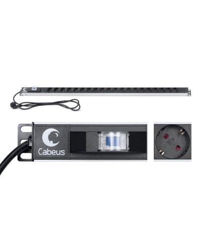 PDU-16-20S-B (9551c). Блок розеток. CABEUS в Санкт-Петербурге
