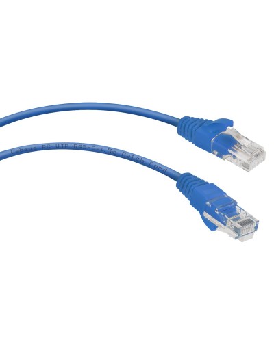 PC-UTP-RJ45-Cat.5e-0.3m-BL (7662c), синий. Патч-корд медный. CABEUS в Санкт-Петербурге