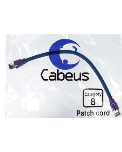 PC-SSTP-RJ45-Cat.8-5m-LSZH (9705c), серый. Патч-корд медный. CABEUS в Санкт-Петербурге