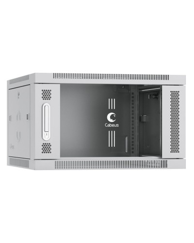 SH-05F-6U60/45 (7058c). Шкаф телекоммуникационный 19 настенный 6U. CABEUS в Санкт-Петербурге