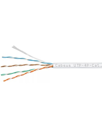UTP-4P-Cat.5e-SOLID-LSZH-GY (9776c). Кабель «витая пара» (LAN) для структурированных систем связи. CABEUS в Санкт-Петербурге