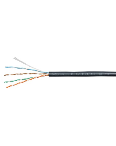 UTP-4P-Cat.5e-SOLID-LSZH-BK (9781c). Кабель «витая пара» (LAN) для структурированных систем связи. CABEUS в Санкт-Петербурге
