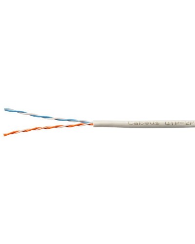 UTP-2P-Cat.5e-SOLID-LSZH-GY-500 (11213c). Кабель «витая пара» (LAN) для структурированных систем связи. CABEUS в Санкт-Петербурге