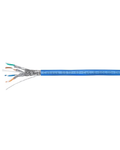 SSTP-4P-Cat.8-SOLID-IN-LSZH-BL-100 (7750c-1). Кабель «витая пара» (LAN) для структурированных систем связи. CABEUS в Санкт-Петербурге