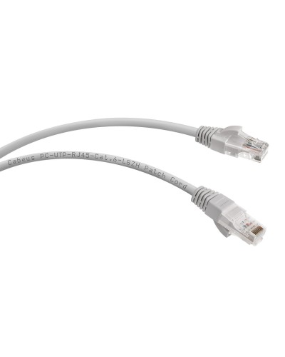 PC-UTP-RJ45-Cat.6-1m-LSZH (8877c), серый. Патч-корд медный. CABEUS в Санкт-Петербурге