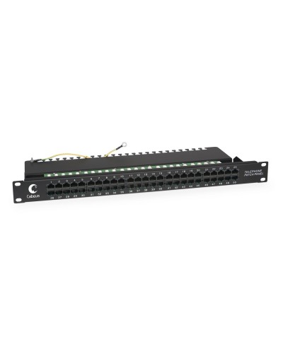 PL-50-TEL-Dual (7003c). Патч-панель 19. CABEUS в Санкт-Петербурге