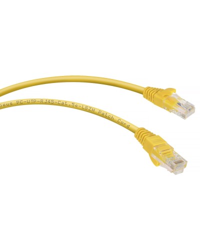 PC-UTP-RJ45-Cat.5e-3m-YL-LSZH (9500c), желтый. Патч-корд медный. CABEUS в Санкт-Петербурге