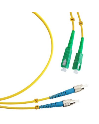 FOP(d)-9-SC/APC-FC/UPC-15m (8128c). Патч-корд оптический. CABEUS в Санкт-Петербурге