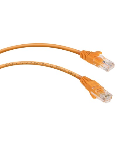 PC-UTP-RJ45-Cat.5e-2m-OR-LSZH (9523c), оранжевый. Патч-корд медный. CABEUS в Санкт-Петербурге