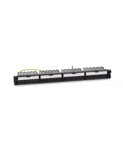 PL-24-KJ-RJ45-Cat.6-SH-180T (11833c): Патч-панель 19" (1U), 24 порта RJ-45, категория 6, полностью экранированная в Санкт-Петербурге