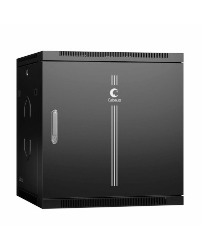SH-05F-12U60/45m-R-BK (10770c). Шкаф телекоммуникационный 19 настенный 12U. CABEUS в Санкт-Петербурге