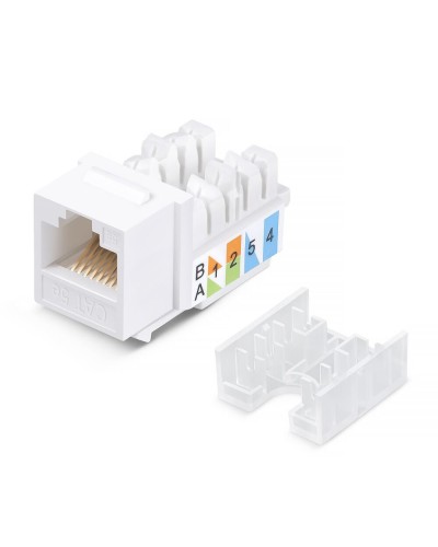 KJ-RJ45-Cat.5e-90-SW (10100c): Вставка Keystone Jack RJ-46 в Санкт-Петербурге