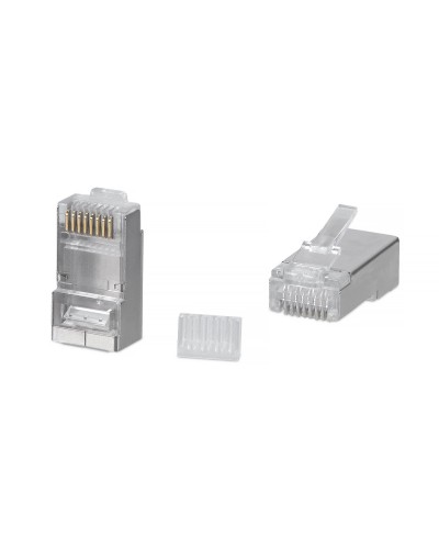 8P8C-SH-C6-TWP (100 шт) (7779c). Разъем RJ-45. CABEUS в Санкт-Петербурге