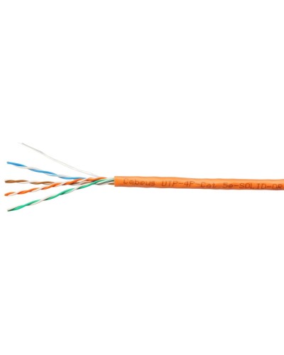 UTP-4P-Cat.5e-SOLID-LSZH-OR-LIGHT-100 (10993c-5). Кабель «витая пара» (LAN) для структурированных систем связи. CABEUS в Санкт-Петербурге
