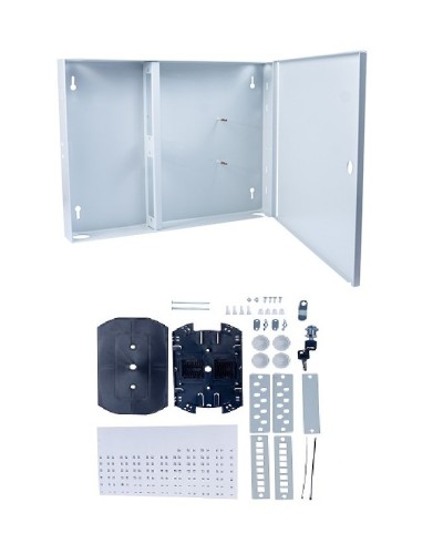 FO-WL-16-SC/2LC/FC/ST-FP-K (12302c). Бокс оптический настенный. CABEUS в Санкт-Петербурге