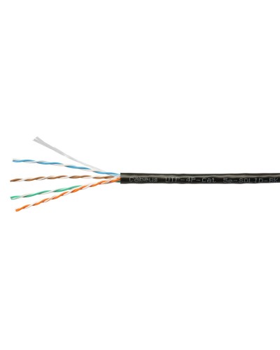 UTP-4P-Cat.5e-SOLID-LSZH-BK-100 (9781c-5). Кабель «витая пара» (LAN) для структурированных систем связи. CABEUS в Санкт-Петербурге
