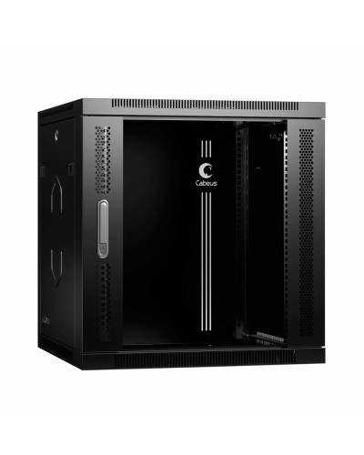 SH-05F-12U60/35-R-BK (10756c). Шкаф телекоммуникационный 19 настенный 12U. CABEUS в Санкт-Петербурге