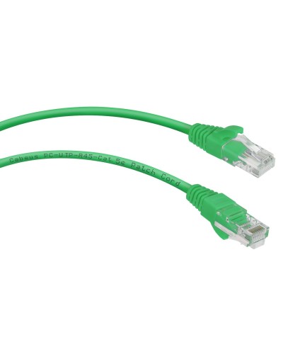 PC-UTP-RJ45-Cat.5e-0.5m-GN (7667c), зелёный. Патч-корд медный. CABEUS в Санкт-Петербурге