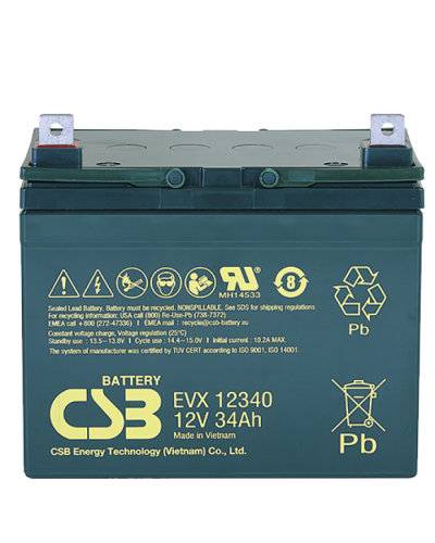 CSB EVX 12340. Аккумулятор герметичный свинцово-кислотный. CSB в Санкт-Петербурге