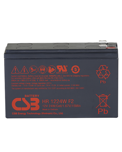 CSB HR 1224W F2 F1. Аккумулятор герметичный свинцово-кислотный. CSB в Санкт-Петербурге