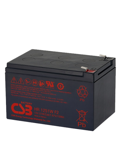 CSB HR 1251W. Аккумулятор герметичный свинцово-кислотный. CSB в Санкт-Петербурге