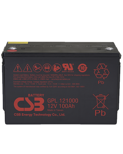 CSB GPL 121000. Аккумулятор герметичный свинцово-кислотный. CSB в Санкт-Петербурге
