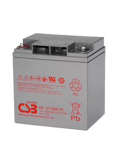 CSB HR 12120W FR. Аккумулятор герметичный свинцово-кислотный. CSB в Санкт-Петербурге