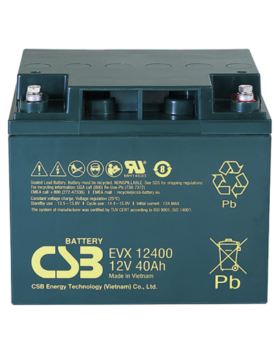 CSB EVX 12400. Аккумулятор герметичный свинцово-кислотный. CSB в Санкт-Петербурге