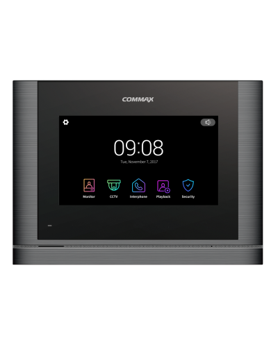 CDV-704MF/VZ (темное серебро) Black Smog. Монитор видеодомофона цветной. Commax в Санкт-Петербурге