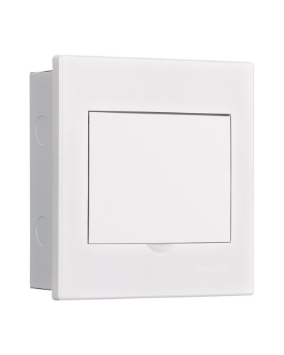 Корпус ЩРВ-М 6 модулей IP41 встраиваемый белая дверь (31101DEK). Корпус пластиковый. DEKraft в Санкт-Петербурге