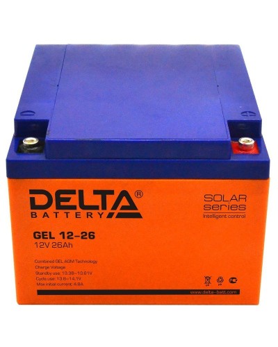 Delta GEL 12-26. Аккумулятор герметичный свинцово-кислотный. Delta в Санкт-Петербурге