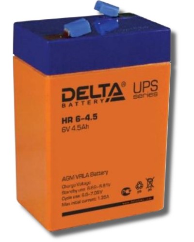 Delta HR 6-4.5. Аккумулятор герметичный свинцово-кислотный. Delta в Санкт-Петербурге