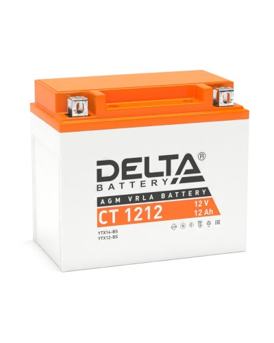 Delta CT 1212. Аккумулятор герметичный свинцово-кислотный стартерный. Delta в Санкт-Петербурге