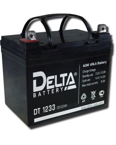 Delta DT 1233. Аккумулятор герметичный свинцово-кислотный. Delta в Санкт-Петербурге