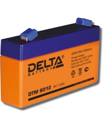Delta DTM 6012. Аккумулятор герметичный свинцово-кислотный. Delta в Санкт-Петербурге