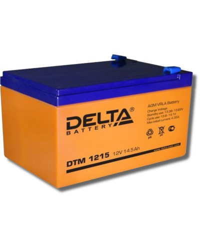 Delta DTM 1215. Аккумулятор герметичный свинцово-кислотный. Delta в Санкт-Петербурге