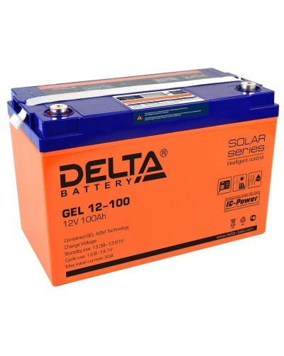 Delta GEL 12-100. Аккумулятор герметичный свинцово-кислотный. Delta в Санкт-Петербурге