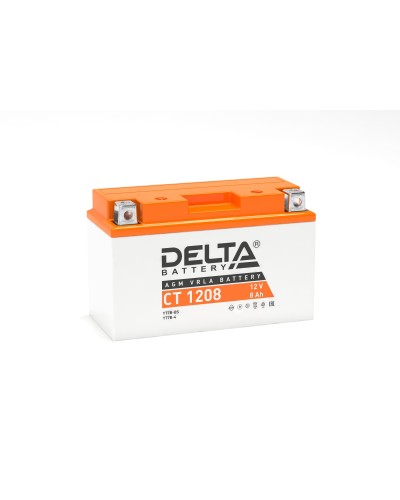 Delta CT 1208. Аккумулятор герметичный свинцово-кислотный стартерный. Delta в Санкт-Петербурге
